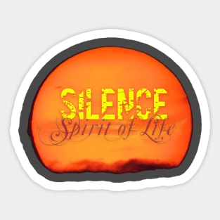 Silence Spirit of Life Sticker